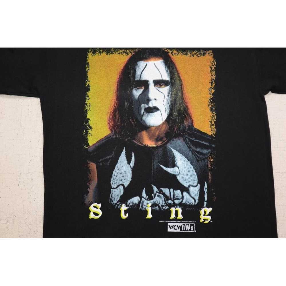 Gildan VINTAGE 1998 Sting WCW NWO Wrestling T Shi… - image 6