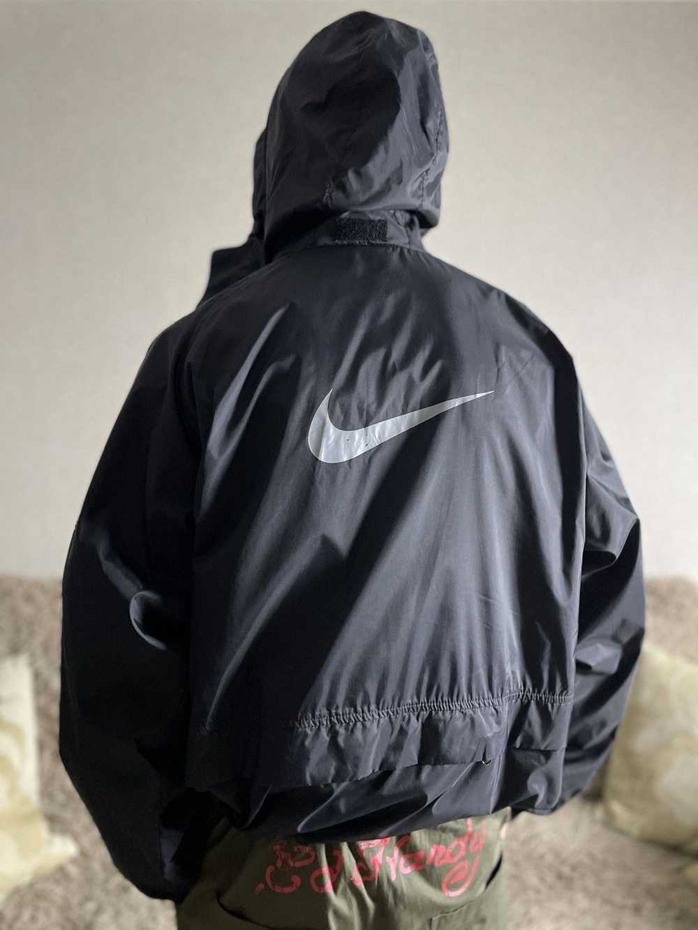 Nike × Streetwear × Vintage NIKE 00s Hooded Big L… - image 2