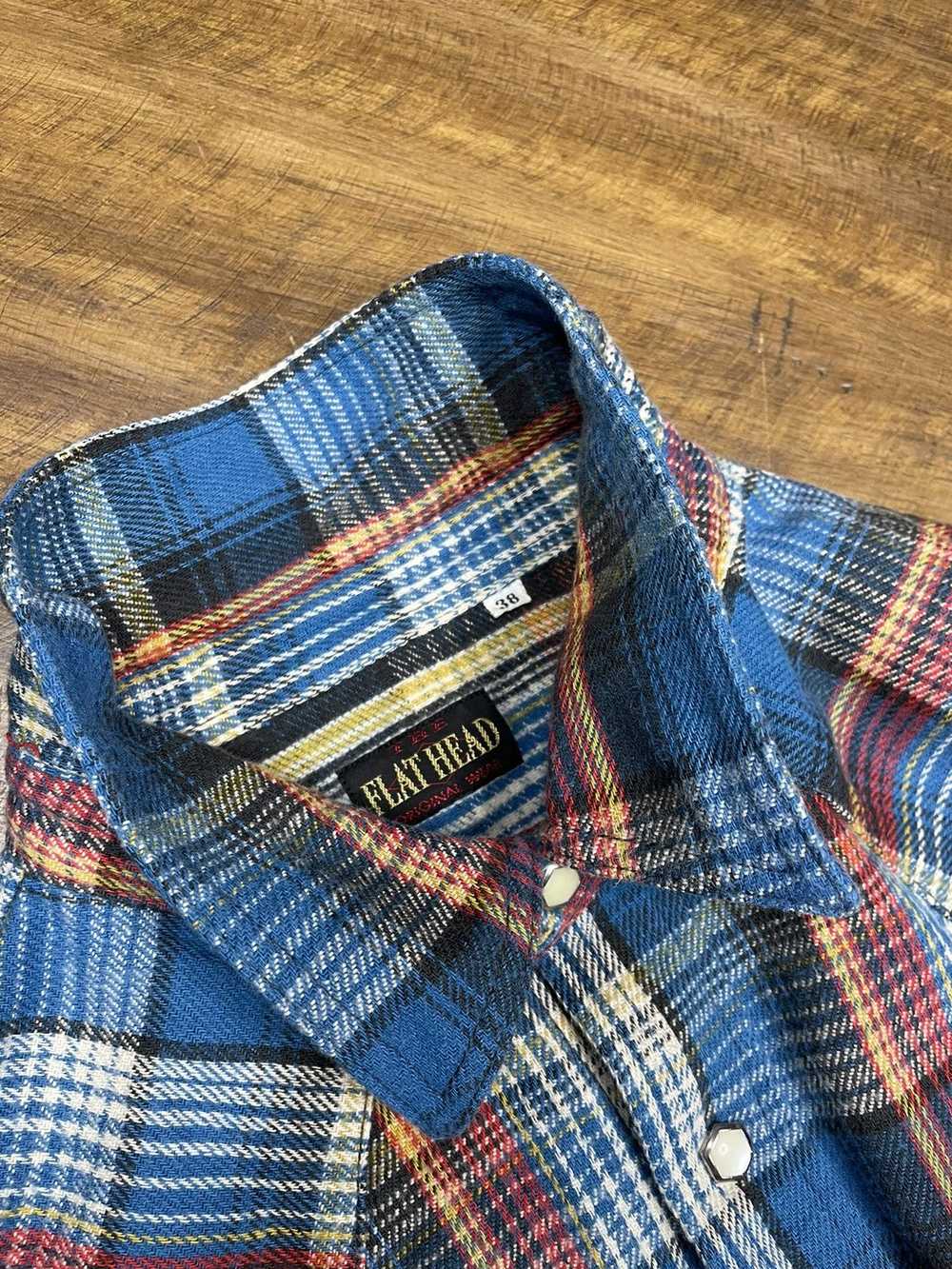 The Flat Head The Flat Head Western Flannel Shirt… - image 4