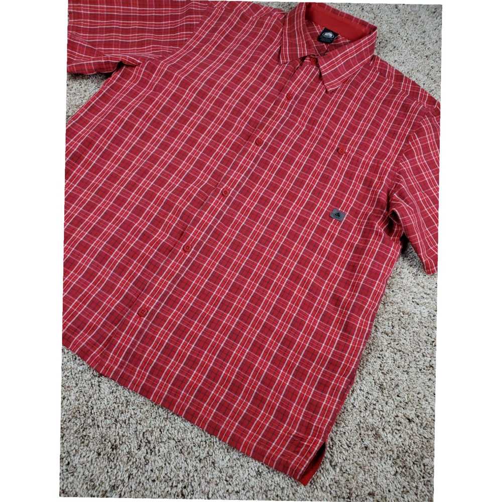 Nike ACG Nike ACG Mens Large Red Short Sleeve Pla… - image 2