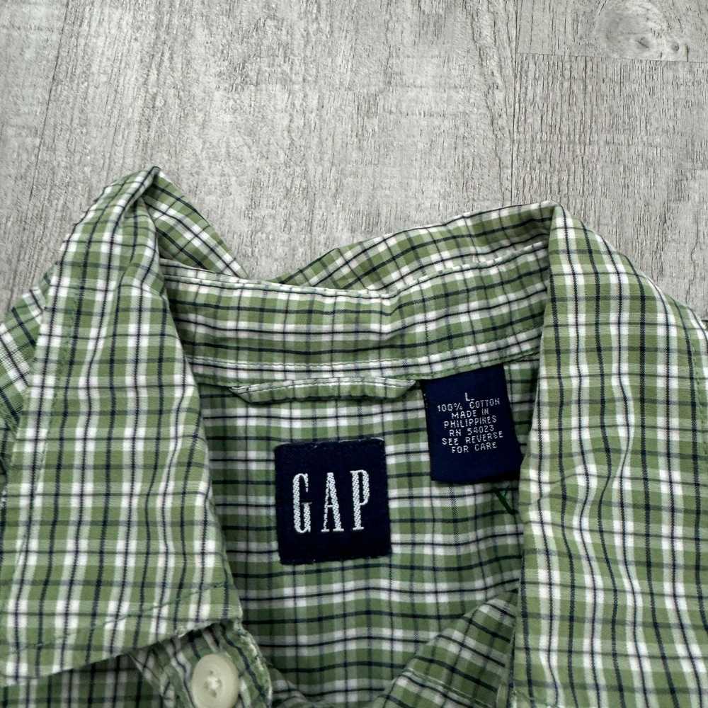 Gap Gap Short Sleeve Button Shirt Men's Large Y2K… - image 4