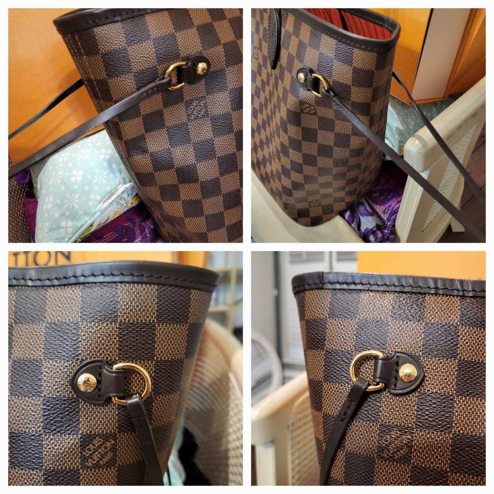 Louis Vuitton Neverfull leather tote - image 3