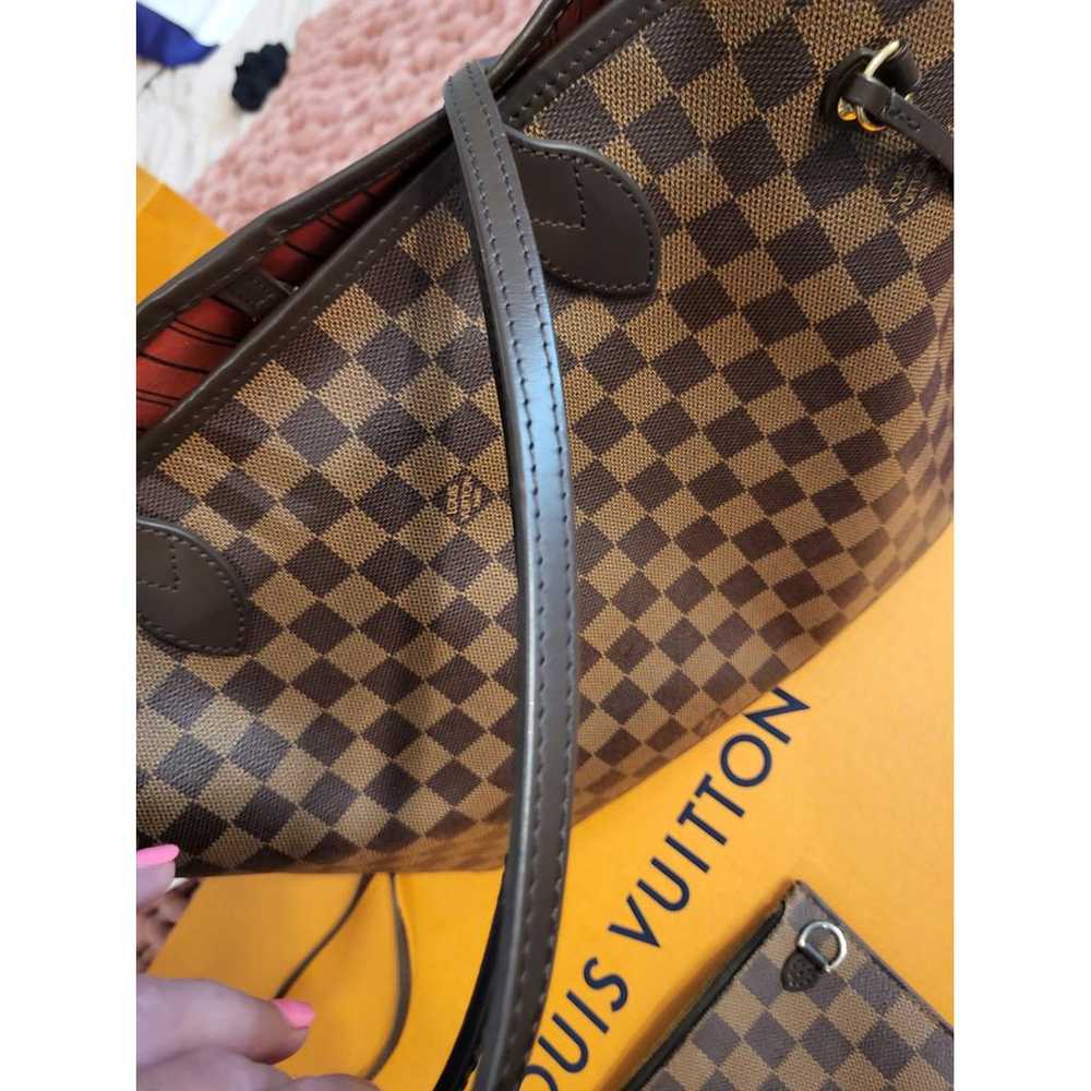 Louis Vuitton Neverfull leather tote - image 7