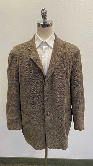 Armani Collezioni × Vintage 3-Button Herringbone J