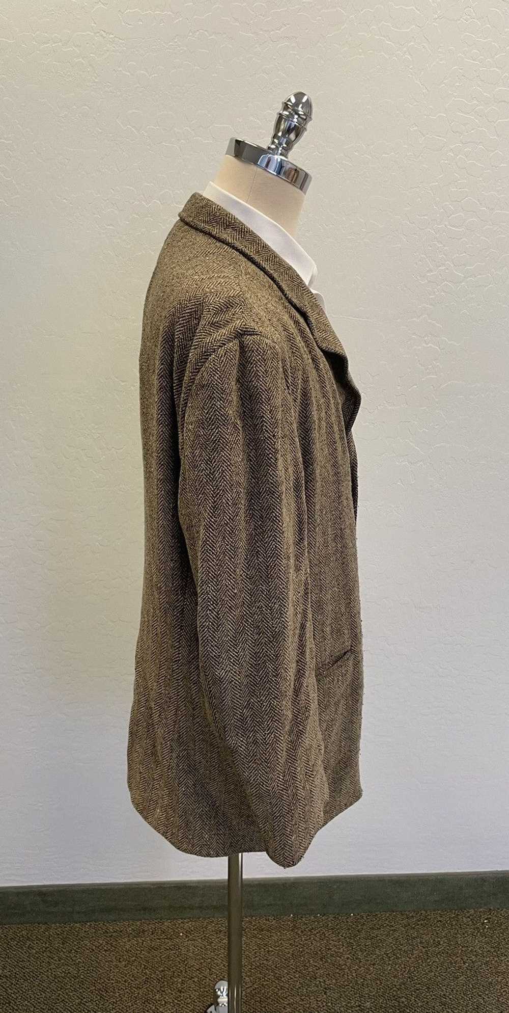 Armani Collezioni × Vintage 3-Button Herringbone … - image 3