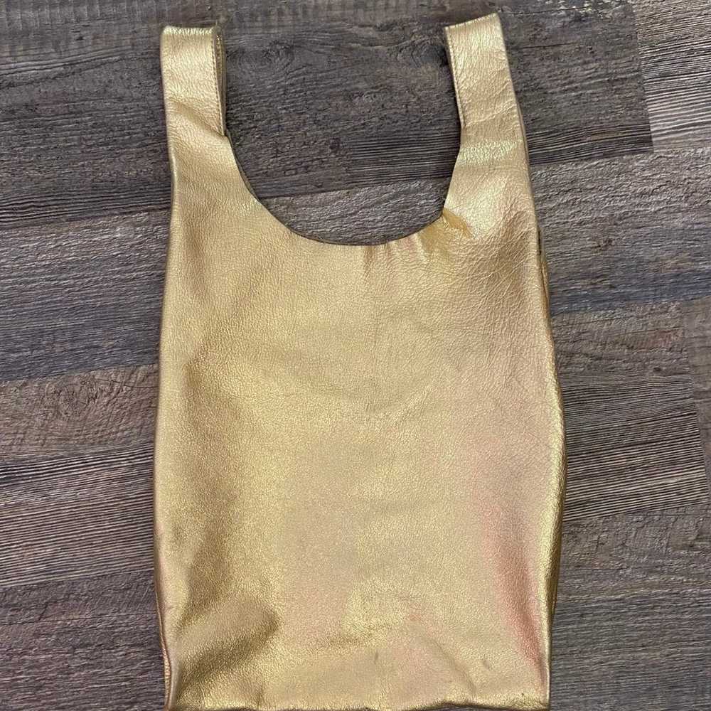 BAGGU Metallic gold bag - image 10