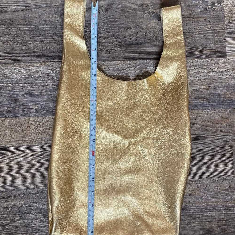 BAGGU Metallic gold bag - image 6