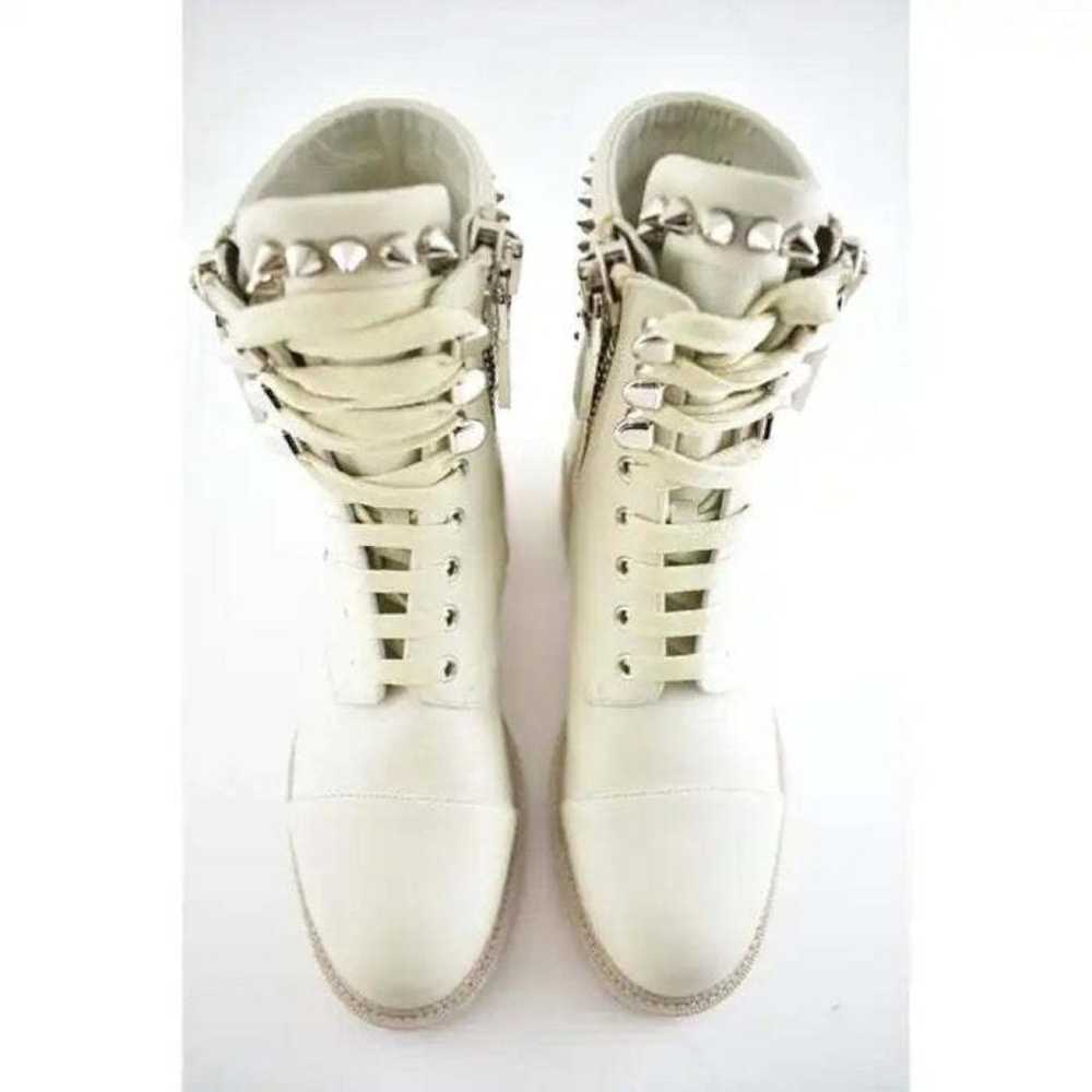 Christian Louboutin Leather biker boots - image 7