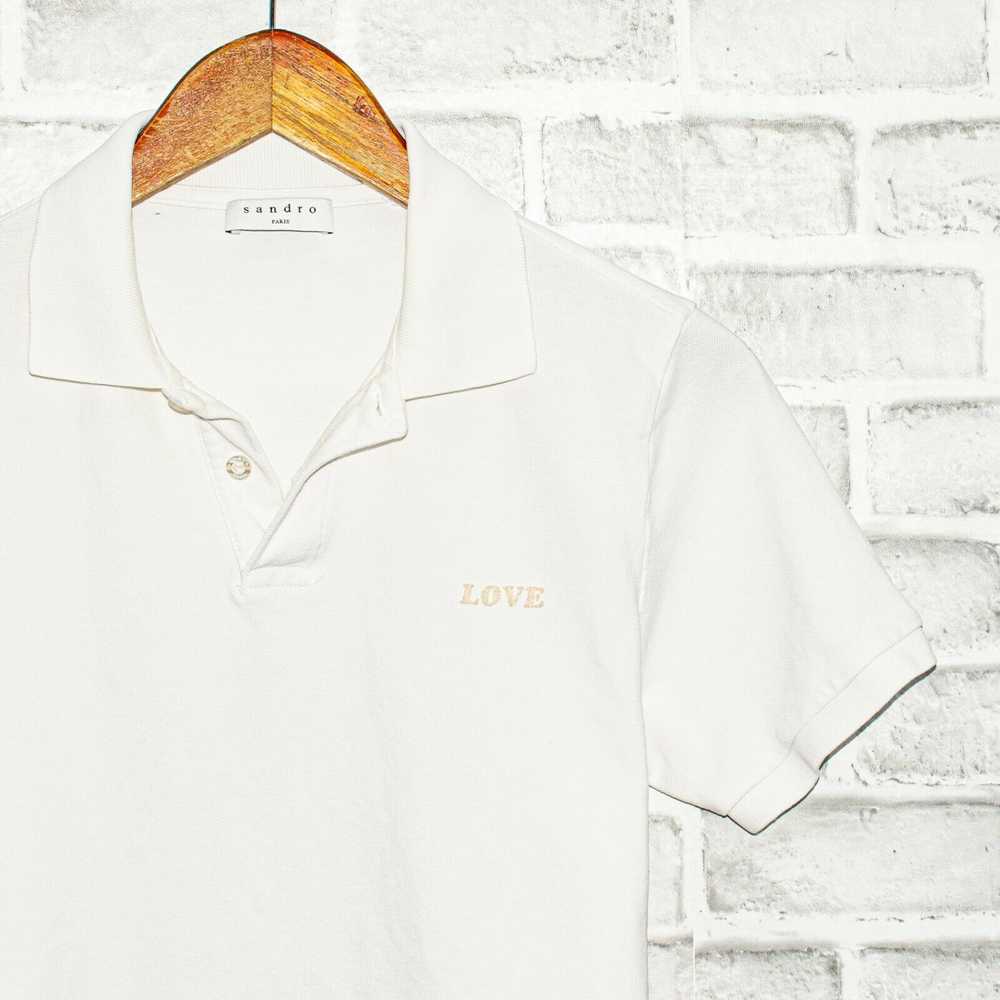 Sandro SANDRO Paris Short Sleeve Polo Shirt LOVE … - image 10