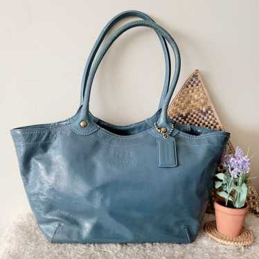 Coach shoulder bag teal - image 1