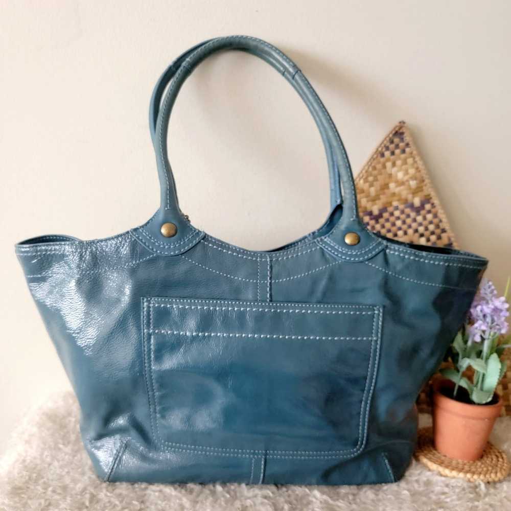 Coach shoulder bag teal - image 4