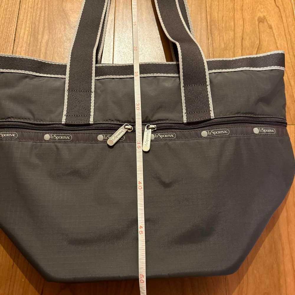 【Excellent condition】LeSportsac tote bag in charc… - image 7