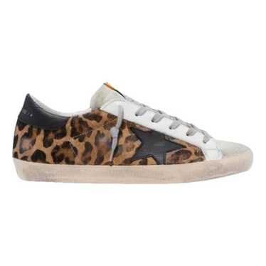 Golden Goose Superstar leather trainers