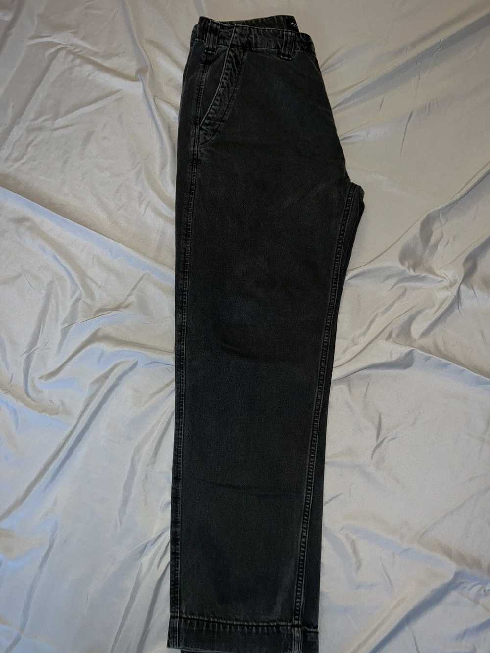 Abercrombie & Fitch A&F Loose Black Wash Jean - image 3