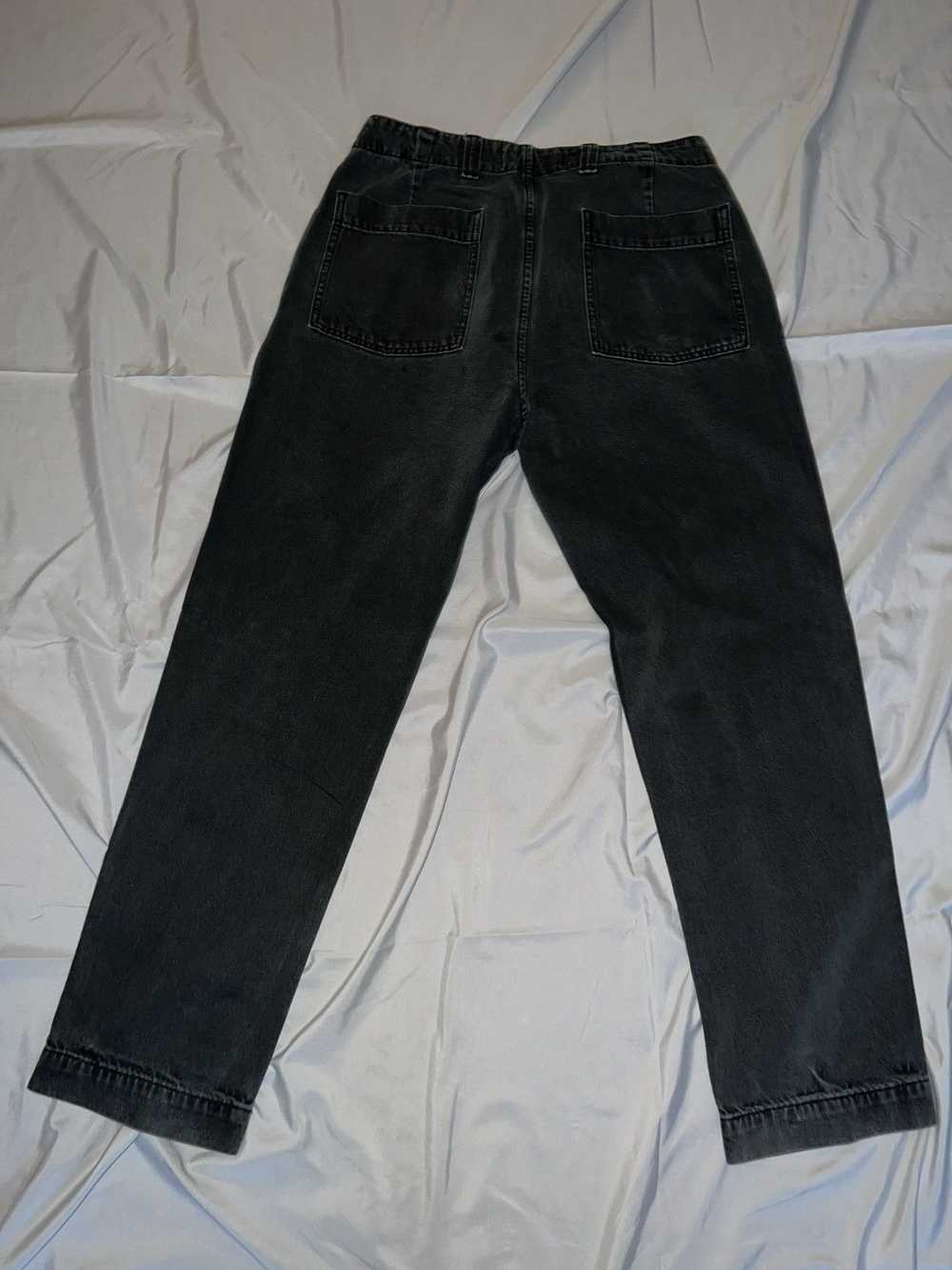 Abercrombie & Fitch A&F Loose Black Wash Jean - image 4