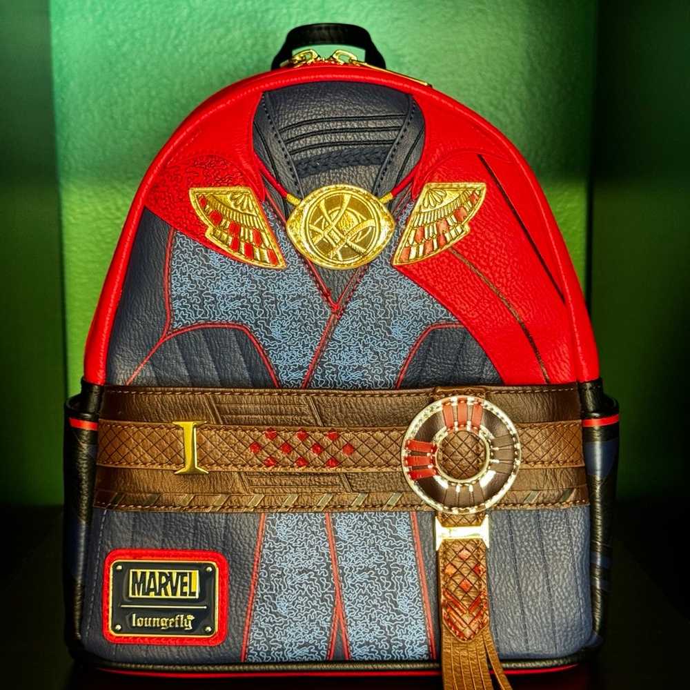 Loungefly Doctor Strange Mini Backpack + Wallet B… - image 2