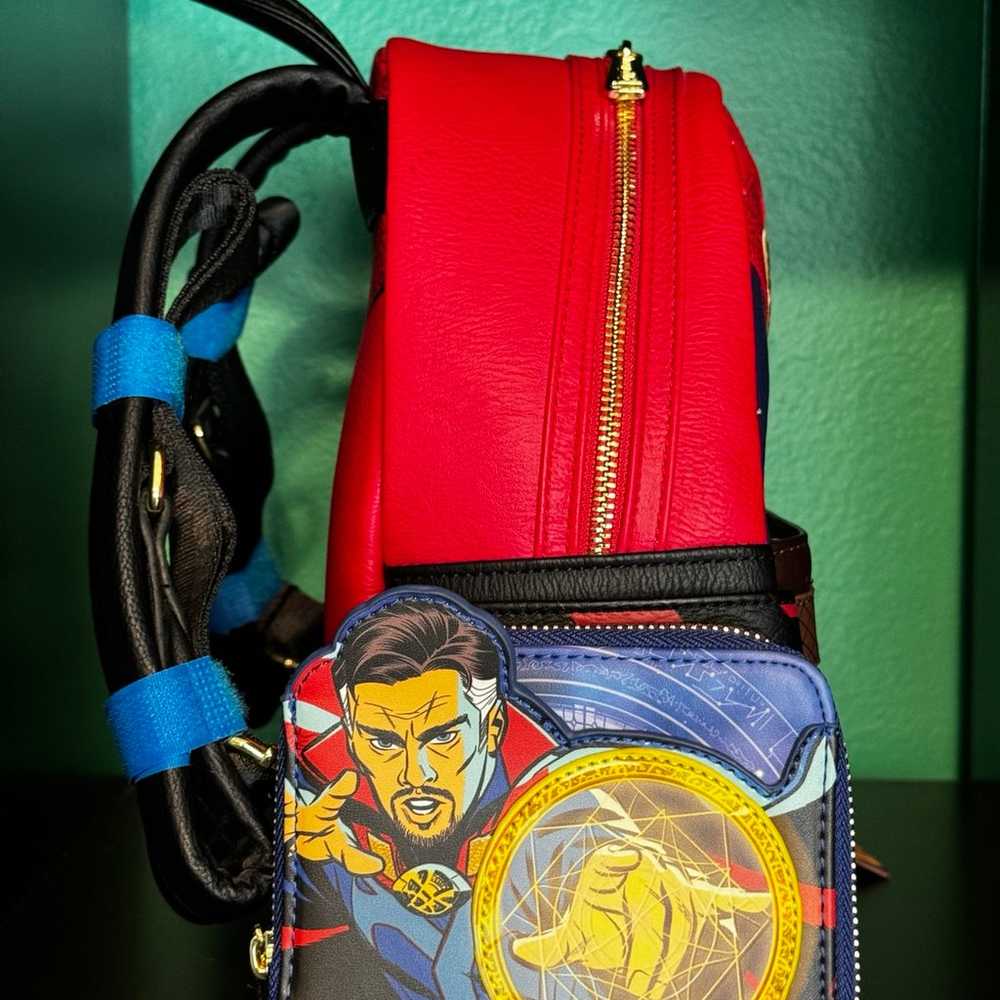 Loungefly Doctor Strange Mini Backpack + Wallet B… - image 7