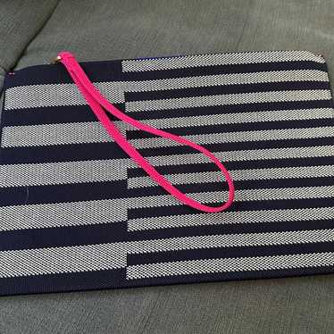 Rothy’s Bold Maritime Stripe Wristlet