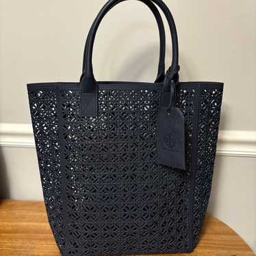 Tory Burch lace PU tote