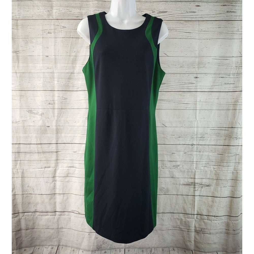 Blend 41Hawthorn Womens Dress Sz Large Blue Green… - image 1