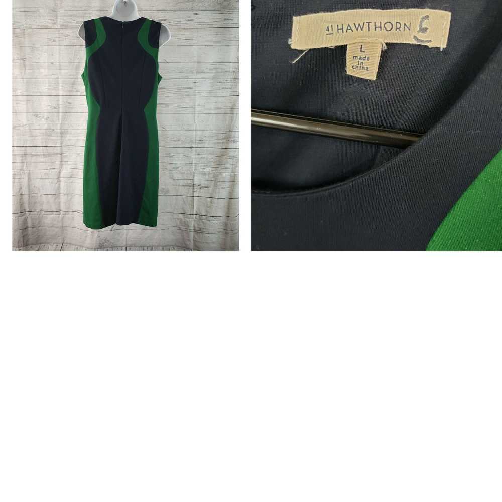 Blend 41Hawthorn Womens Dress Sz Large Blue Green… - image 4