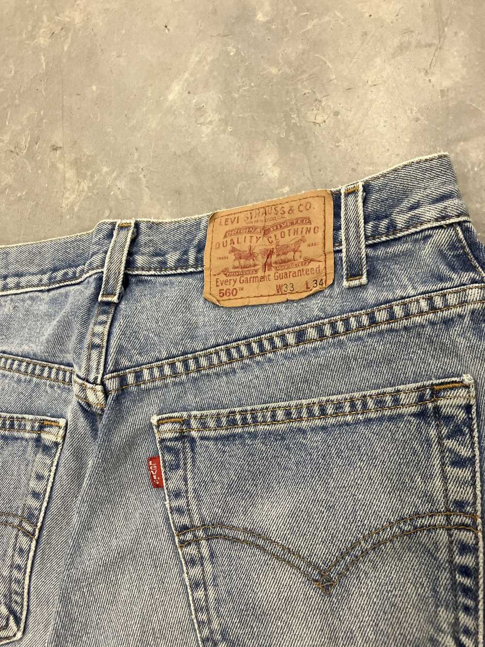 Jean × Levi's × Vintage Vintage Levi’s 560 Light … - image 5