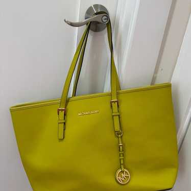 Michael Kors Lime Large Tote - image 1