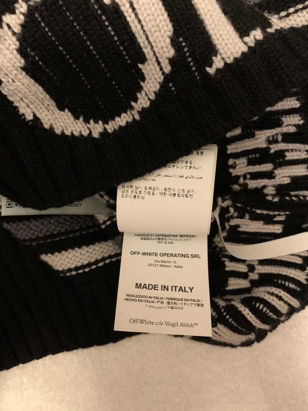 Off-White 🔥Brand New🔥Striped Knitted Wool Hoodie - image 7