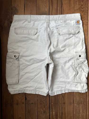 Carhartt Vintage Y2K Carhartt White Tan Cargo Sho… - image 1