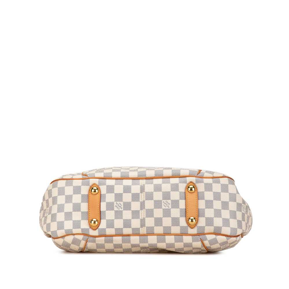 White Louis Vuitton Damier Azur Galliera PM Shoul… - image 3