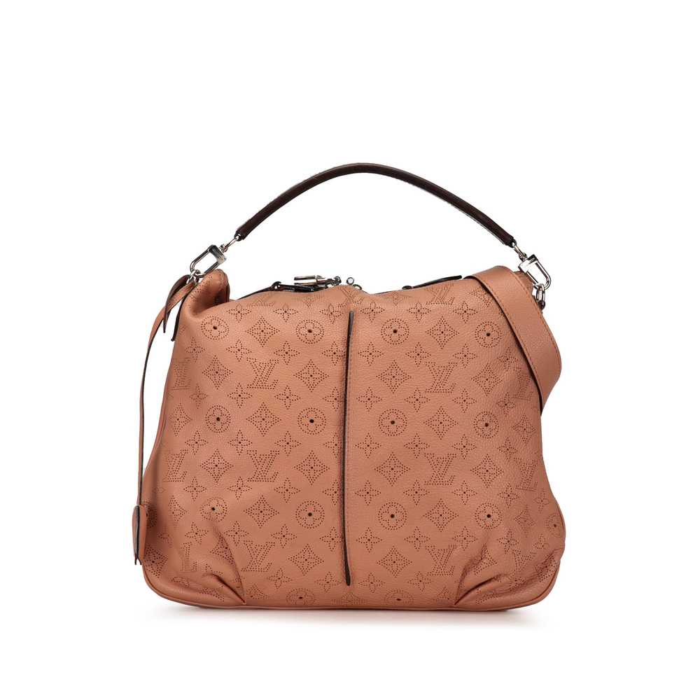 Pink Louis Vuitton Monogram Mahina Selene PM Satc… - image 1