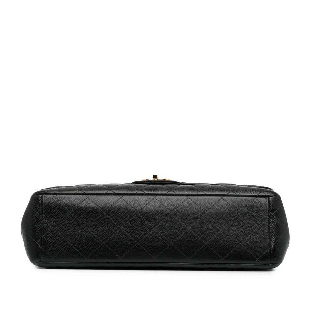 Black Chanel Maxi Classic Caviar Double Flap Shou… - image 5