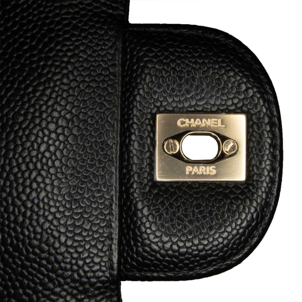 Black Chanel Maxi Classic Caviar Double Flap Shou… - image 9