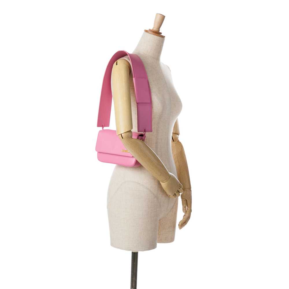 Pink Jacquemus Calfskin Le Carinu Shoulder Bag - image 8