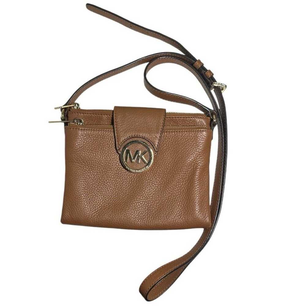 Women's Vintage Michael Kors Crossbody Leather Pu… - image 12