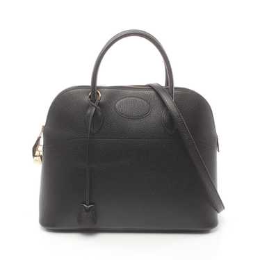 Hermes Hermes Bolide 35 Handbag Ardennes Black Go… - image 1