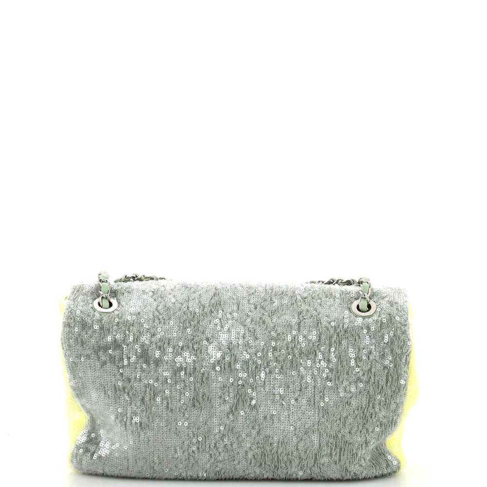 CHANEL Waterfall CC Flap Bag Sequins Large - image 4