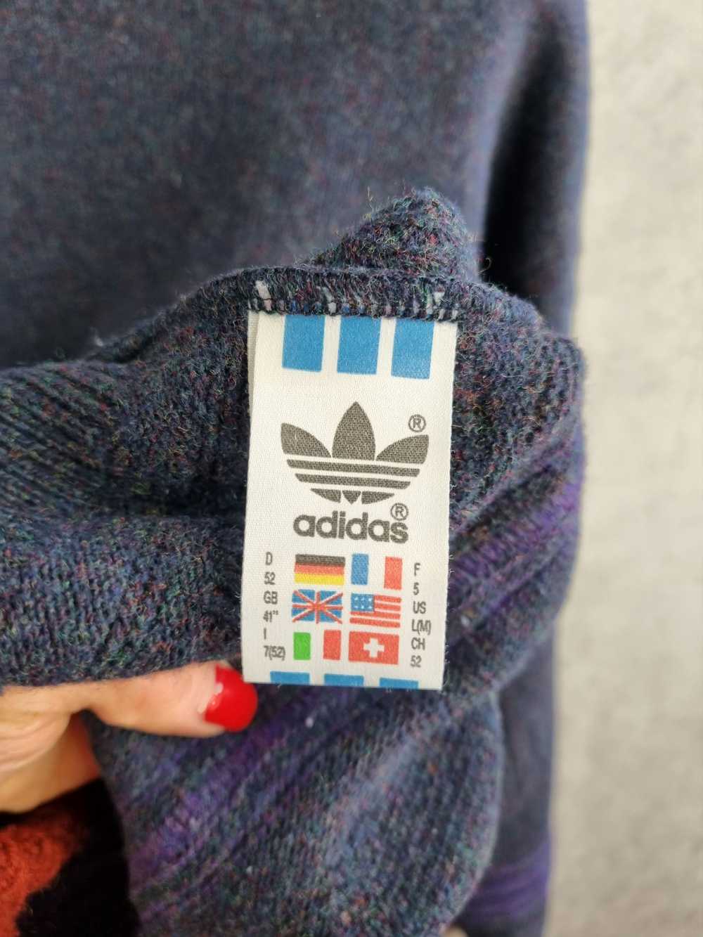 Adidas × Vintage Vintage 80s Adidas Knitted Wool … - image 10