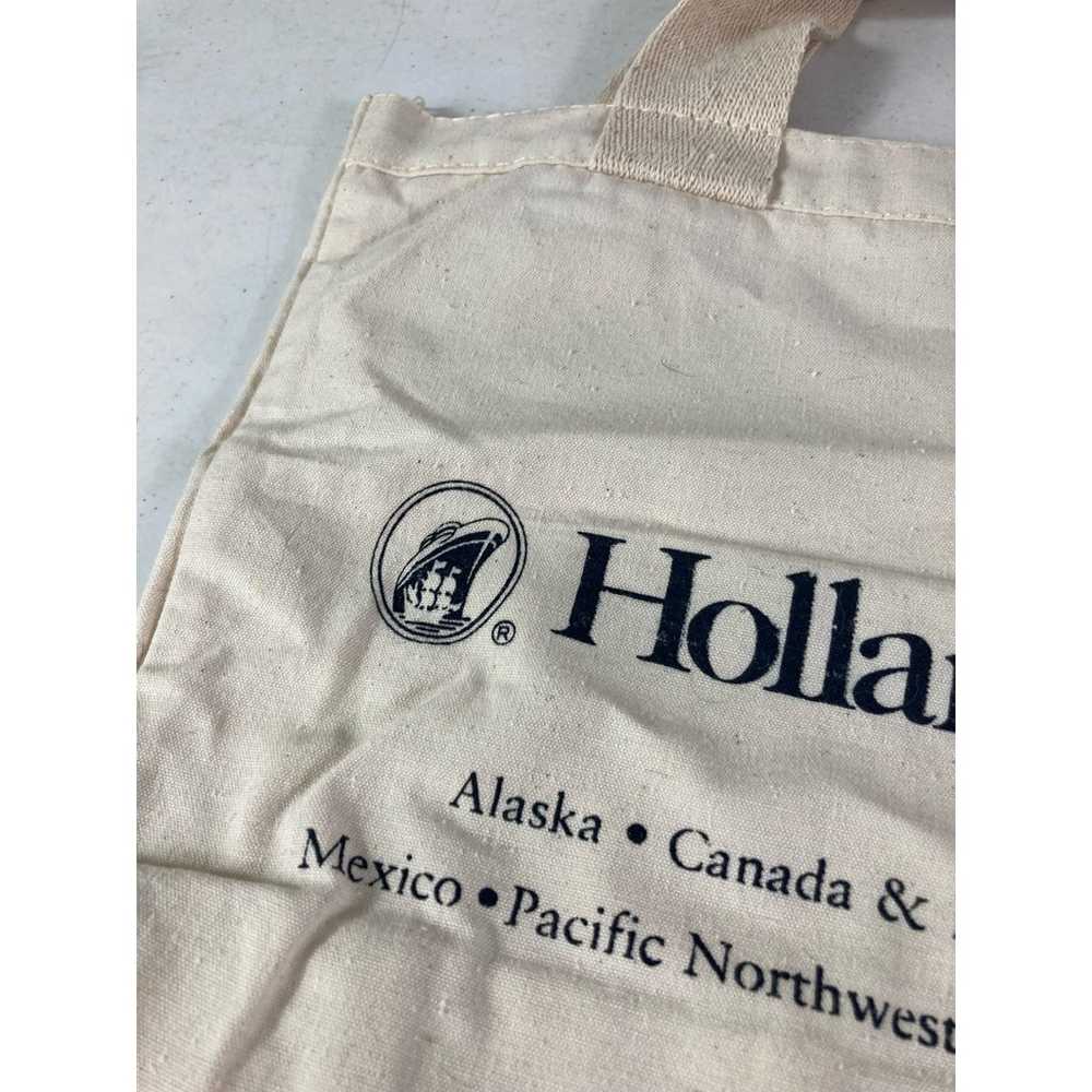 Vintage Tote Bag Holland America Travel Line Carr… - image 11