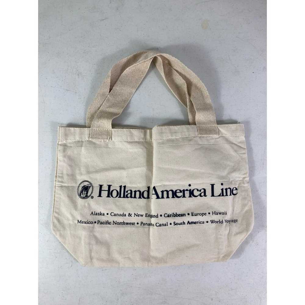 Vintage Tote Bag Holland America Travel Line Carr… - image 2