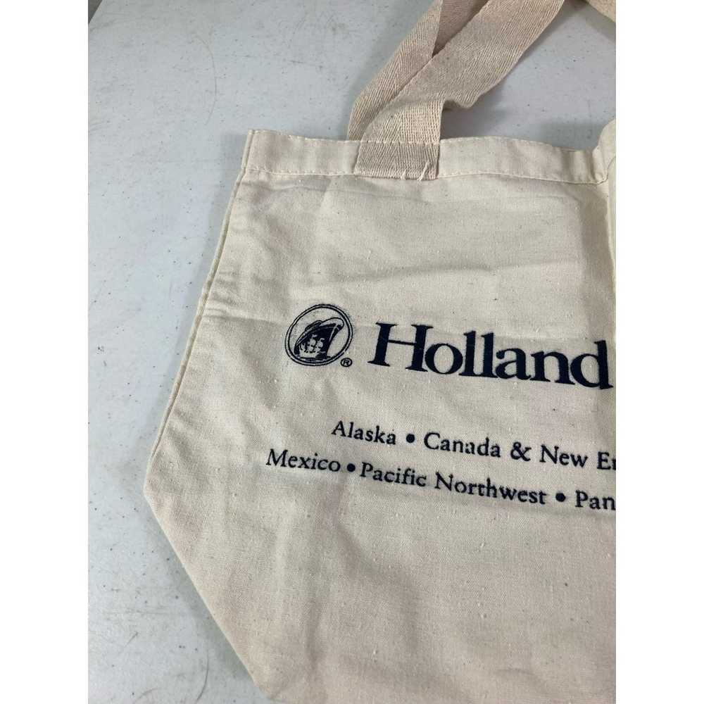 Vintage Tote Bag Holland America Travel Line Carr… - image 5