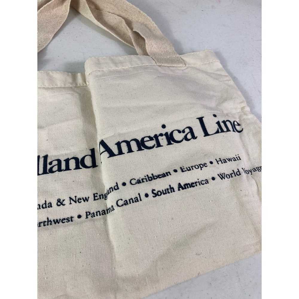 Vintage Tote Bag Holland America Travel Line Carr… - image 6