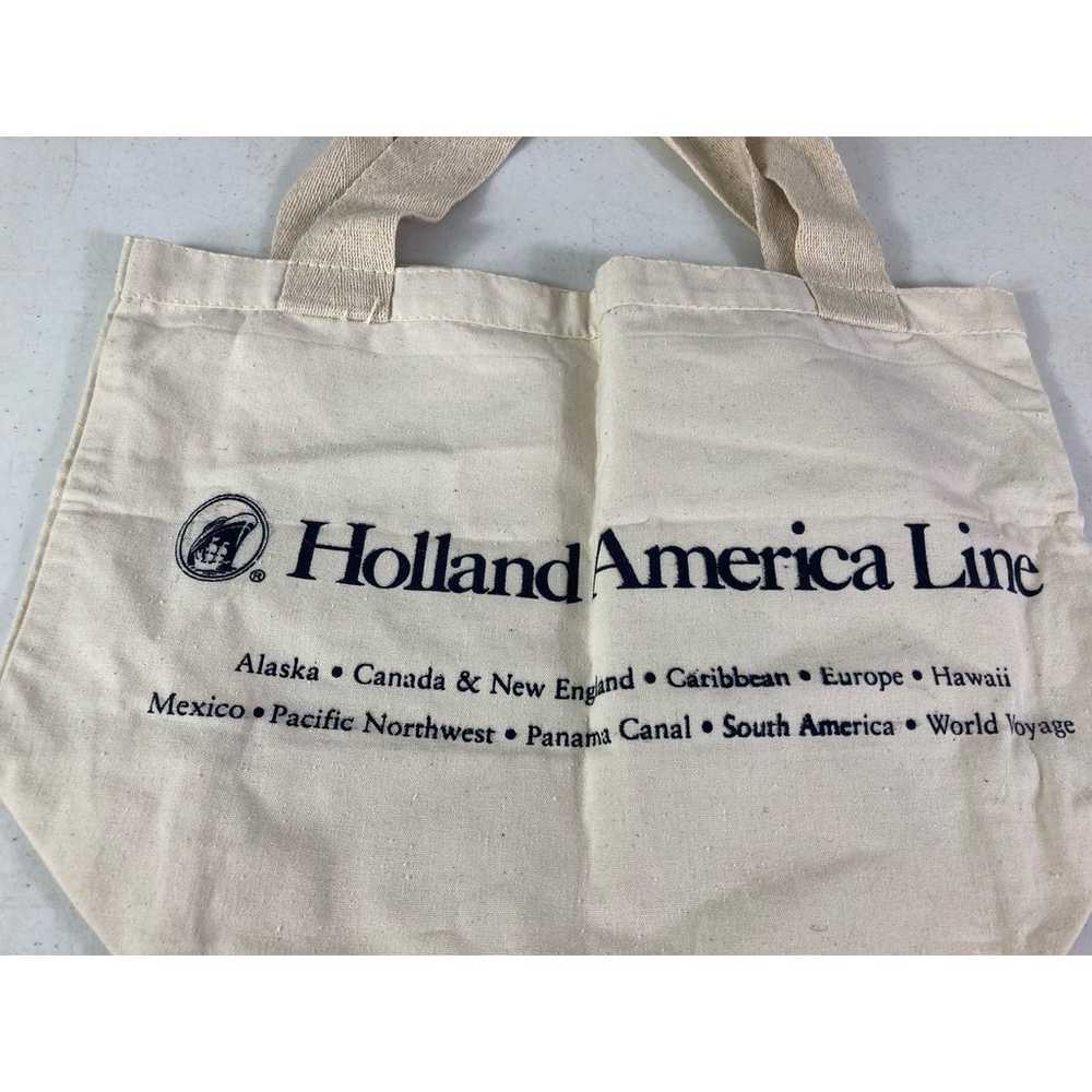 Vintage Tote Bag Holland America Travel Line Carr… - image 7