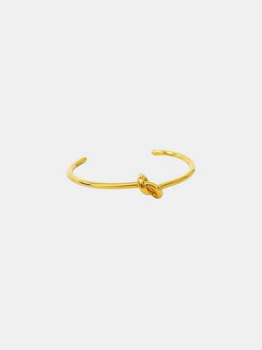 Céline 2010s Gold Knot Bracelet