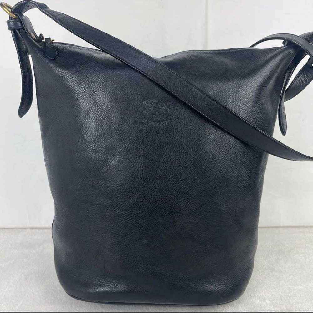 Il Bisonte Shoulder Bag Bucket Type All Leather B… - image 1