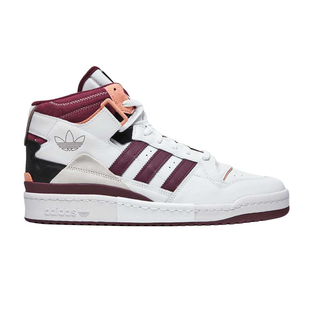 Adidas Forum Exhibit Mid White Victory Crimson - image 1