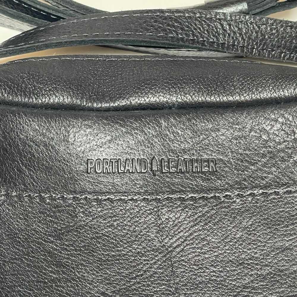 Portland Leather Black Crossbody Purse - image 2