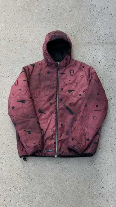 Marni Marni Graffiti Printed Snow Puffer Jacket