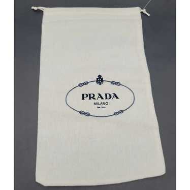 Vintage PRADA Milano Dust Cover Bag Pouch Drawstr… - image 1