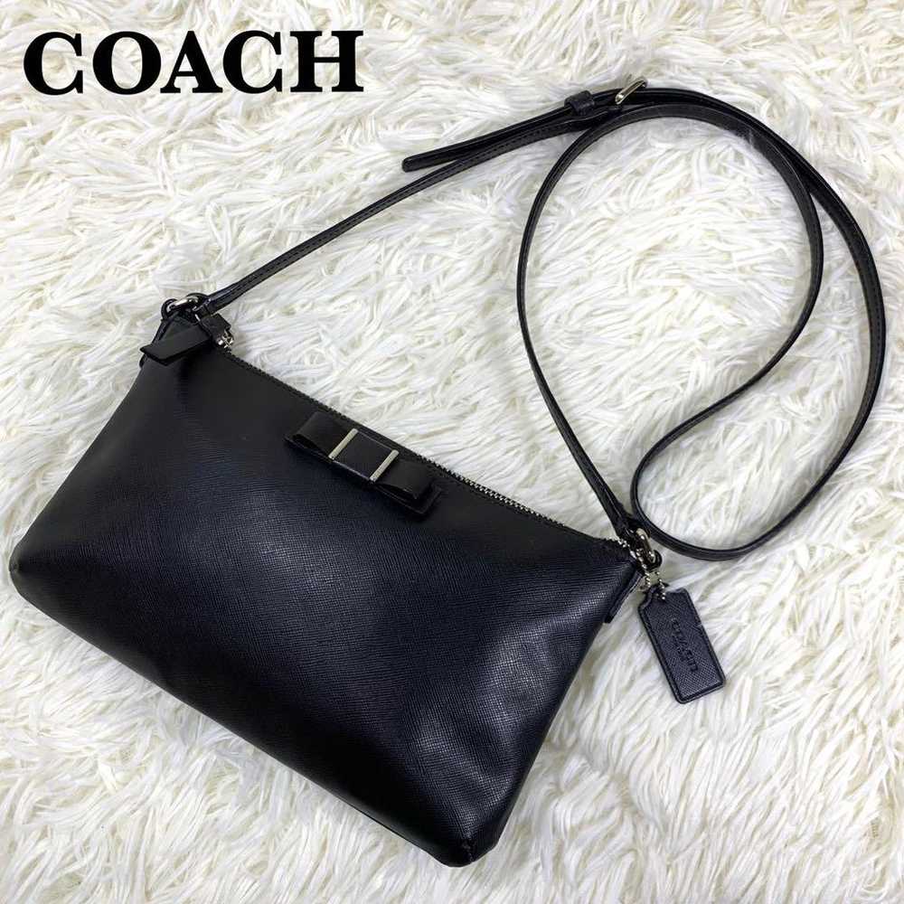 Unused Coach shoulder bag with accessories pouch.… - image 1